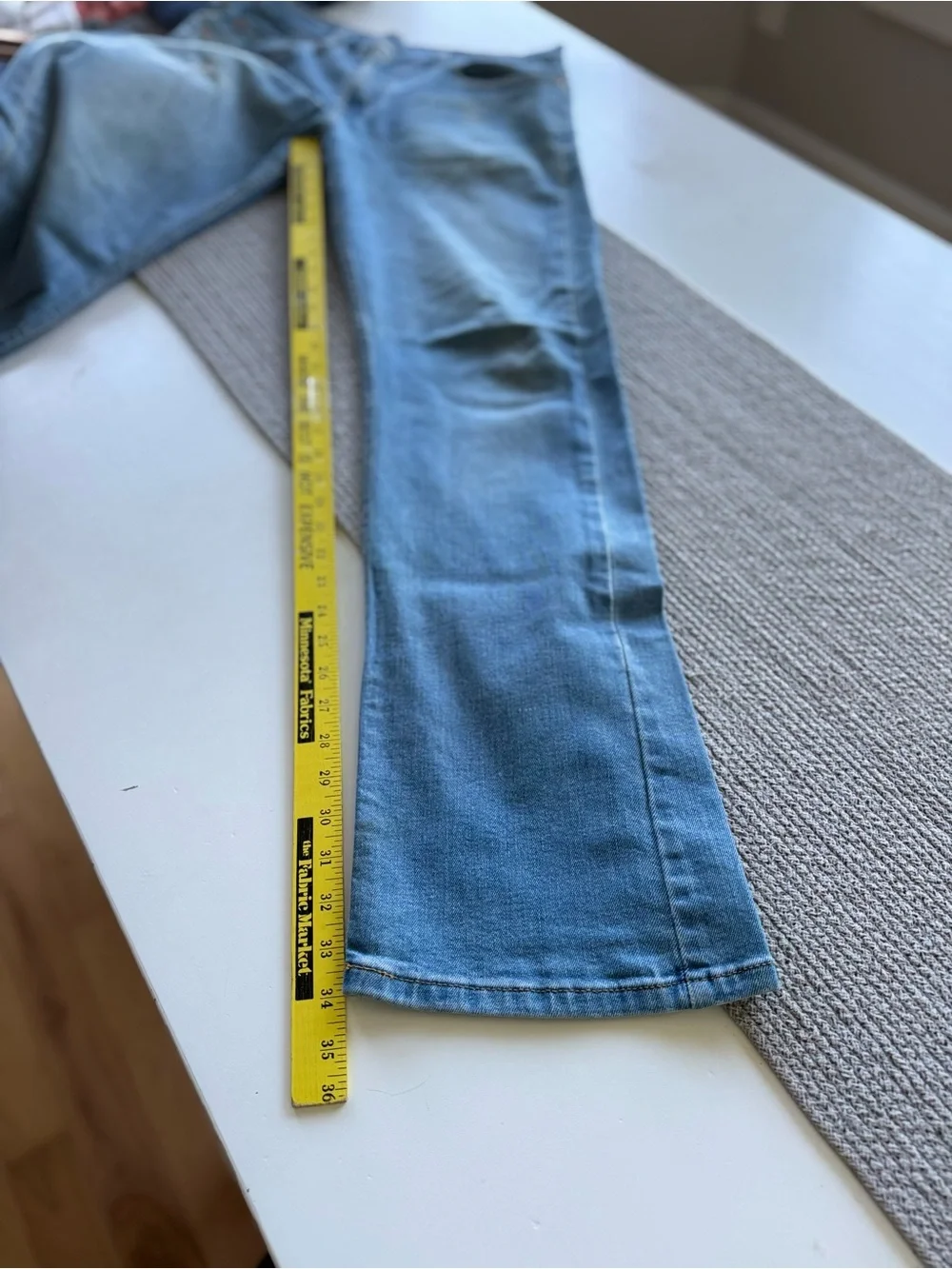 Levi's 527 Bootcut Light Blue Denim Bootcut Jeans Size 34 x 34